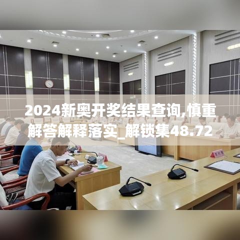 2024新奥开奖结果查询,慎重解答解释落实_解锁集48.724