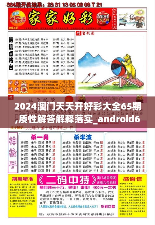 2024澳门天天开好彩大全65期,质性解答解释落实_android66.965
