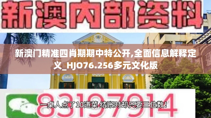 新澳门精准四肖期期中特公开,全面信息解释定义_HJO76.256多元文化版