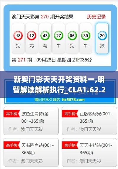 新奥门彩天天开奖资料一,明智解读解析执行_CLA1.62.24官方版