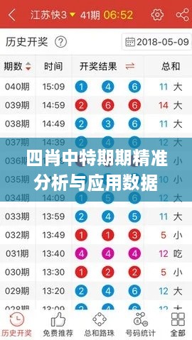 四肖中特期期精准分析与应用数据_UKJ1.69.61试点版深入解读