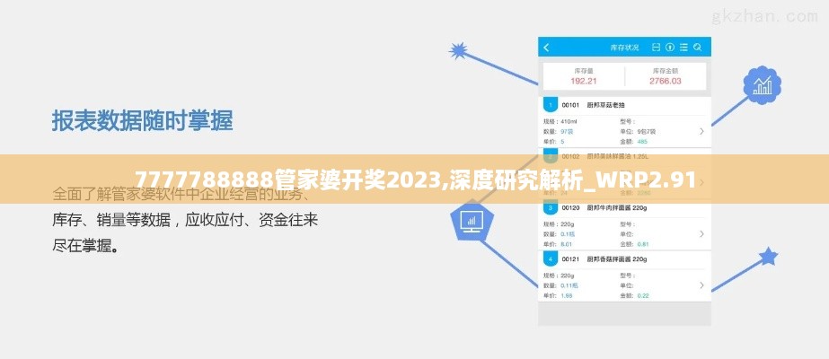 7777788888管家婆开奖2023,深度研究解析_WRP2.91