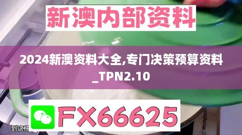 2024新澳资料大全,专门决策预算资料_TPN2.10
