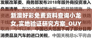 新澳好彩免费资料查询小龙女,实地验证研究方案_OUY2.34