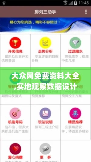 大众网免费资料大全,实地观察数据设计_智能版LXR2.31