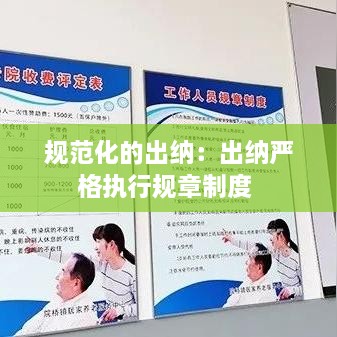 规范化的出纳：出纳严格执行规章制度 