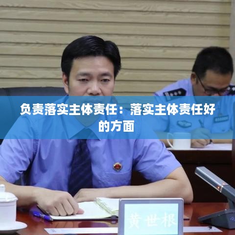 负责落实主体责任：落实主体责任好的方面 
