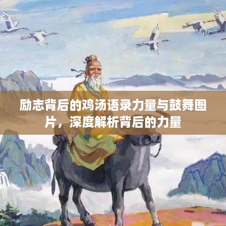 励志背后的鸡汤语录力量与鼓舞图片，深度解析背后的力量