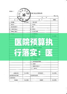 医院预算执行落实：医院预算执行考核方案细则 