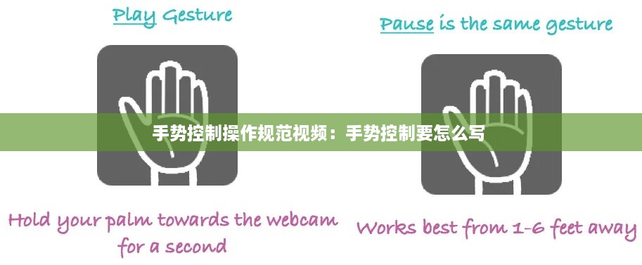 手势控制操作规范视频：手势控制要怎么写 