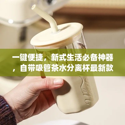 一键便捷，新式生活必备神器，自带吸管茶水分离杯最新款亮相！