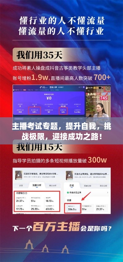 主播考试专题，提升自我，挑战极限，迎接成功之路！