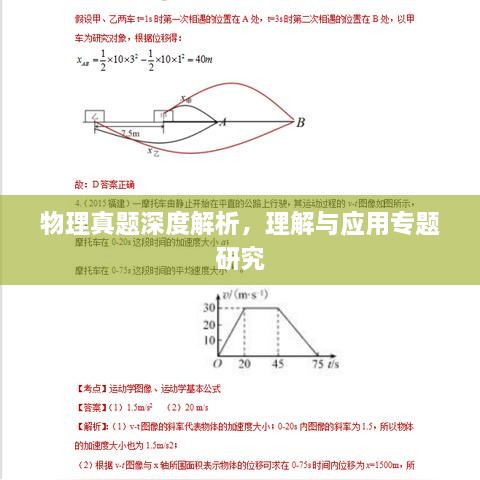 物理真题深度解析，理解与应用专题研究