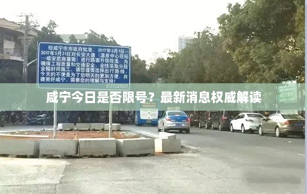 咸宁今日是否限号？最新消息权威解读
