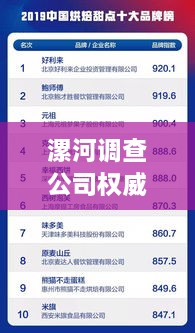 漯河调查公司权威排名榜单揭晓！